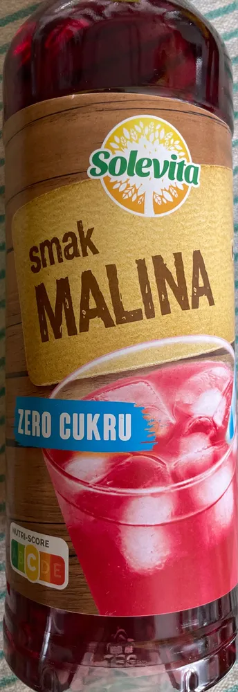 Málnaízű szörp édesítőszerekkel