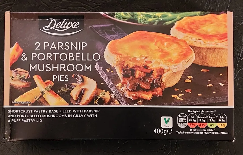2 Parsnip and Mushroom pie