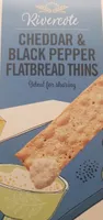 Cheddar & Black pepper flatbread thins