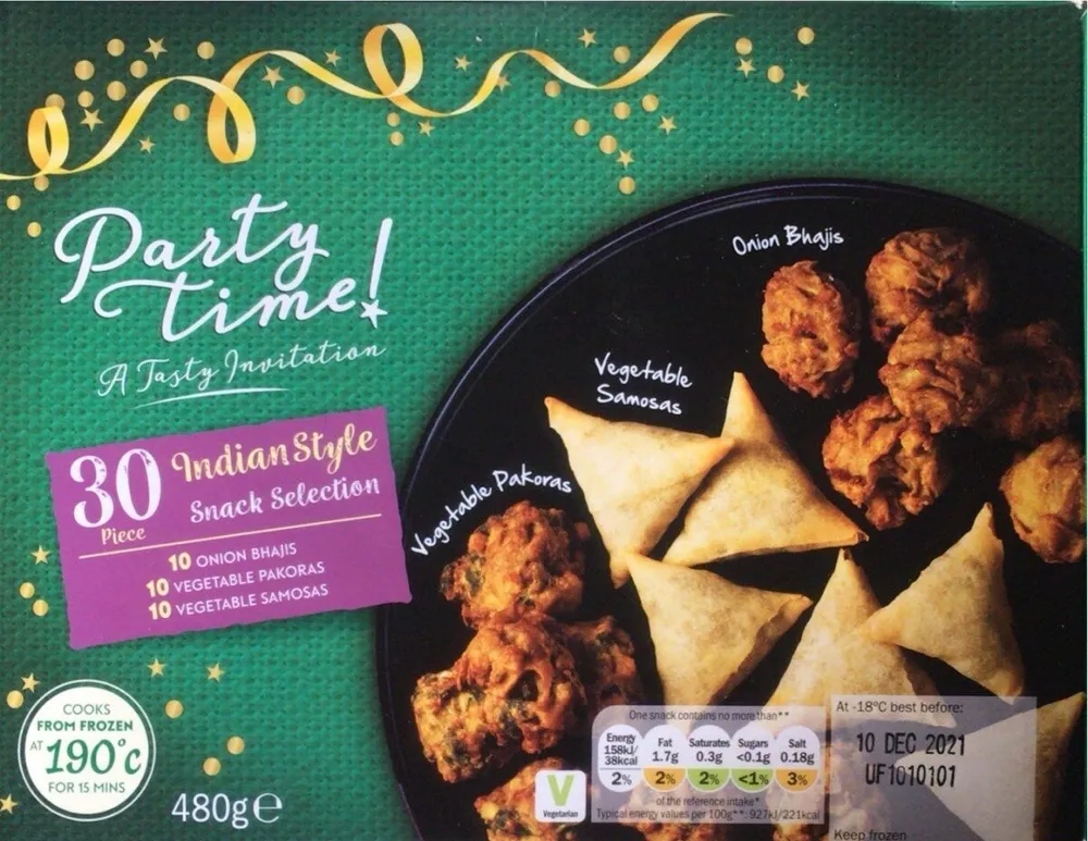 Indian Style Snack Selection