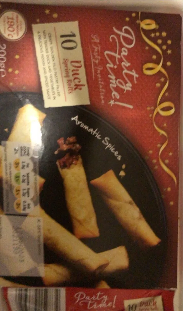 Duck spring roll