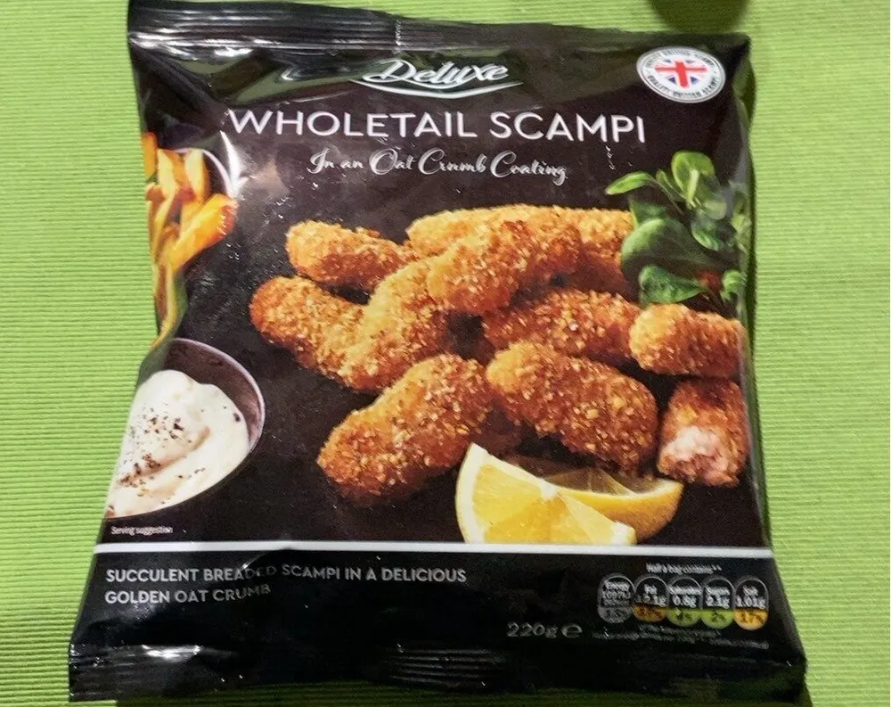 Wholetail scampi