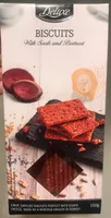 Biscuits with seeds and beetroot