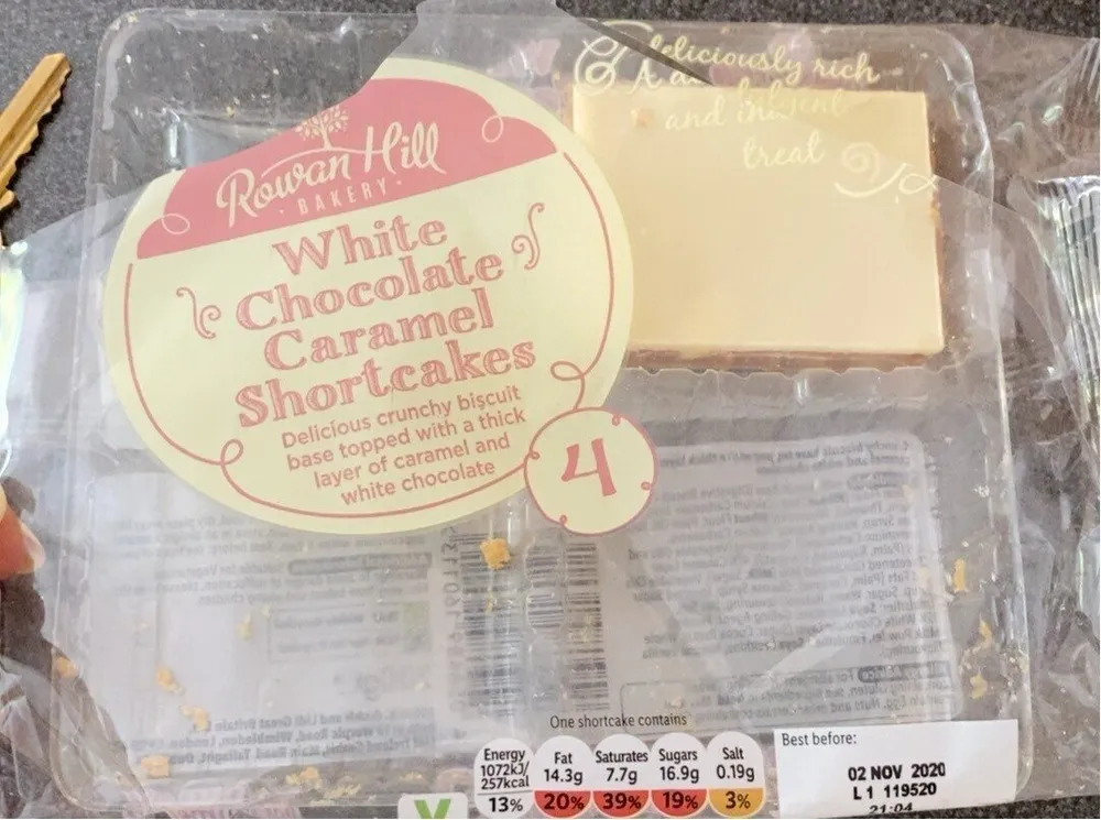 Roawn Hill Bakery  - White chocolate caramel shortcakes