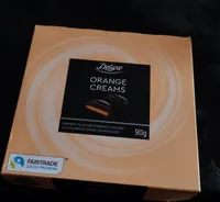 RTRADE ▼ COCOA Deluxe ORANGE FLAVOUR CREAMS ORANGE