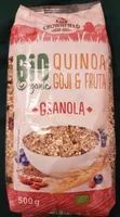 Granola de quinoa, goji y fruta