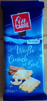 Weiße Crunch mit Zimt