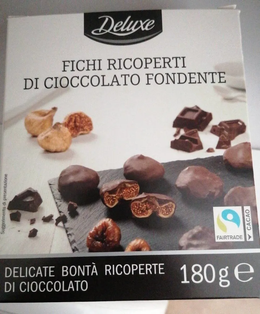 Fichi ricoperti di cioccolato fondente