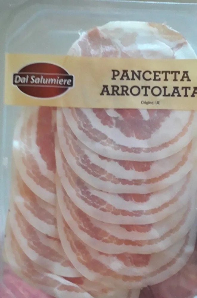 Pancetta arrotolata