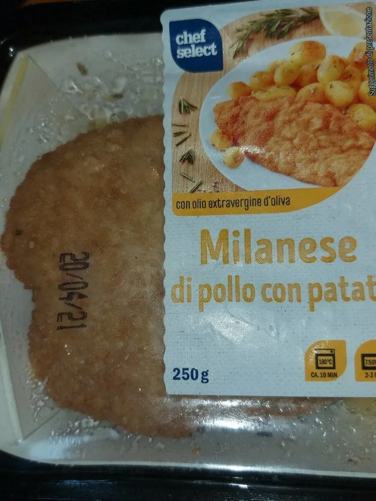 Milanese di pollo con patate