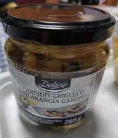 Carciofi grigliati con arancia candita