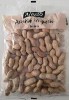 Arachidi in guscio tostate