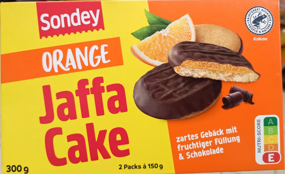 Orange Jaffa cakes