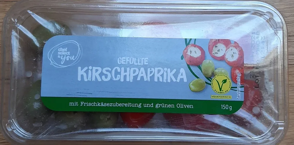 Gefüllte Kirschpaprika