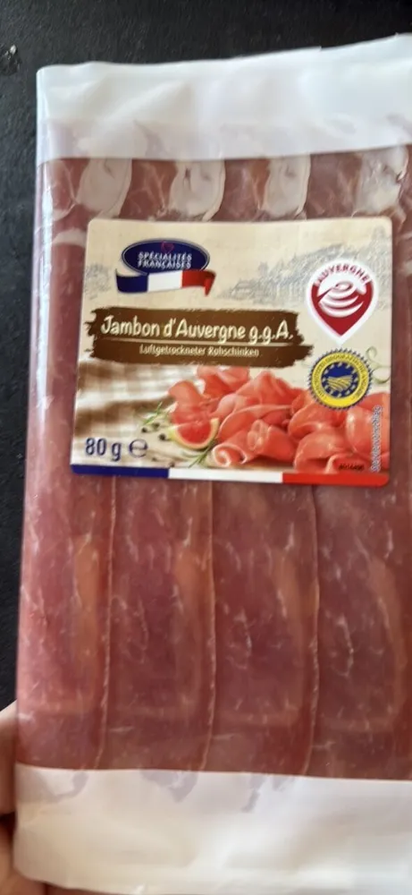 Jambon d'Auvergne g.g.A. Luftgetrockneter Rohschinken