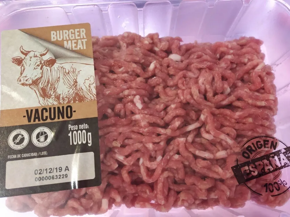 Carne picada vacuno