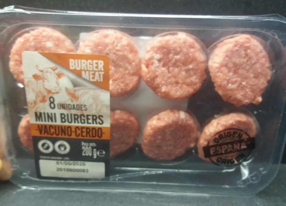 MINI BURGERS -VACUNO-CERDO