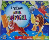3x Gelotelli JUNGGE JUICY POPS STRAWBERRY, ORANGE,