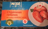 Chipirones rellenos en salsa americana