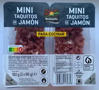 Mini taquitos jamón curado