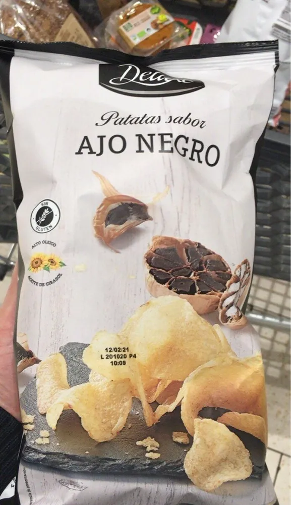Patatas sabor Ajo Negro
