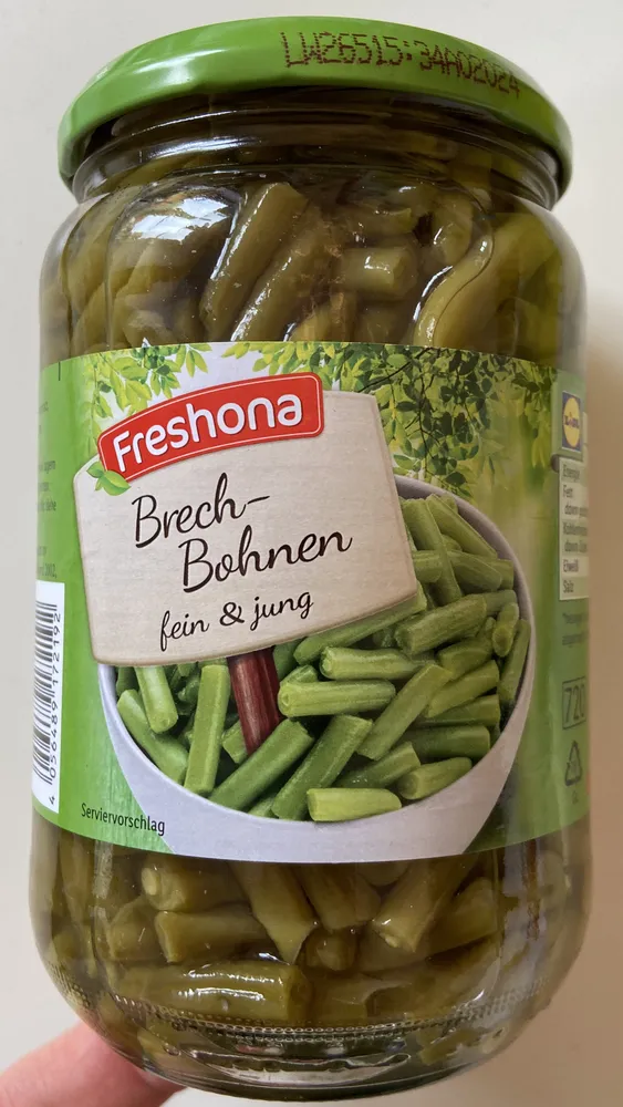 Gemüse Bohnen Brechbohnen grün