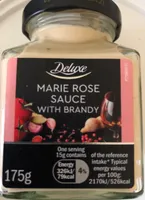 Marie Rose sauce with Brandy