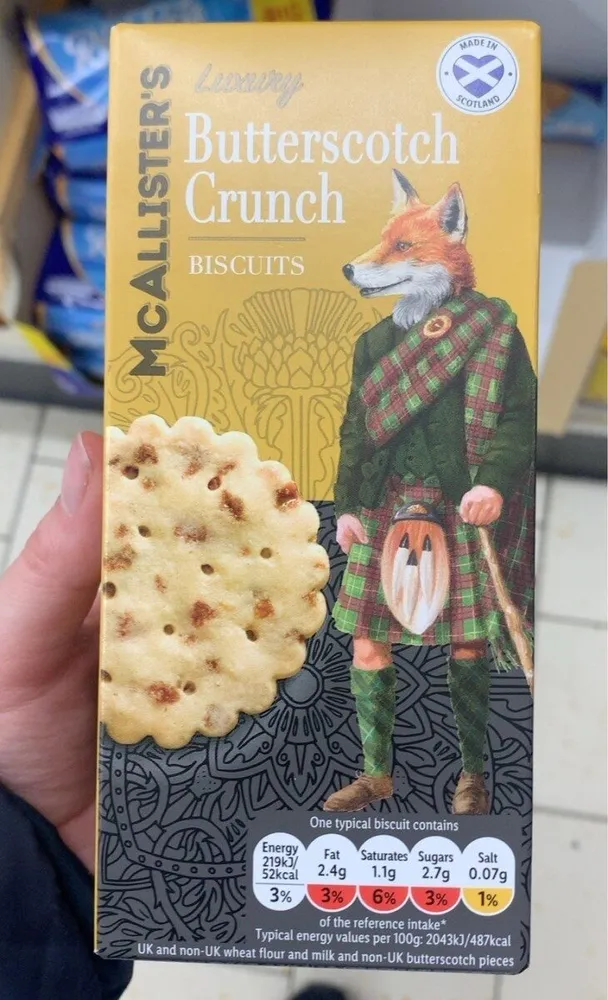 Butterscotch crunch