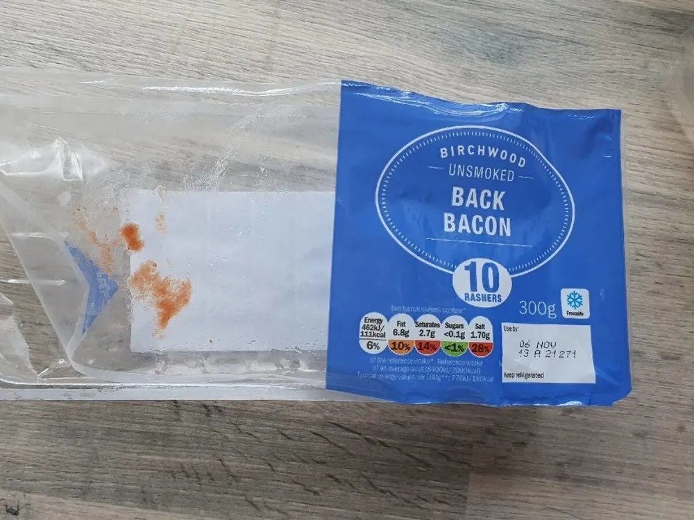 Unsmoked back bacon