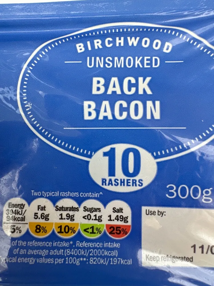 Unsmoked Back Bacon
