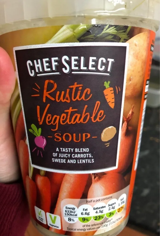 Rustic vegetables soup