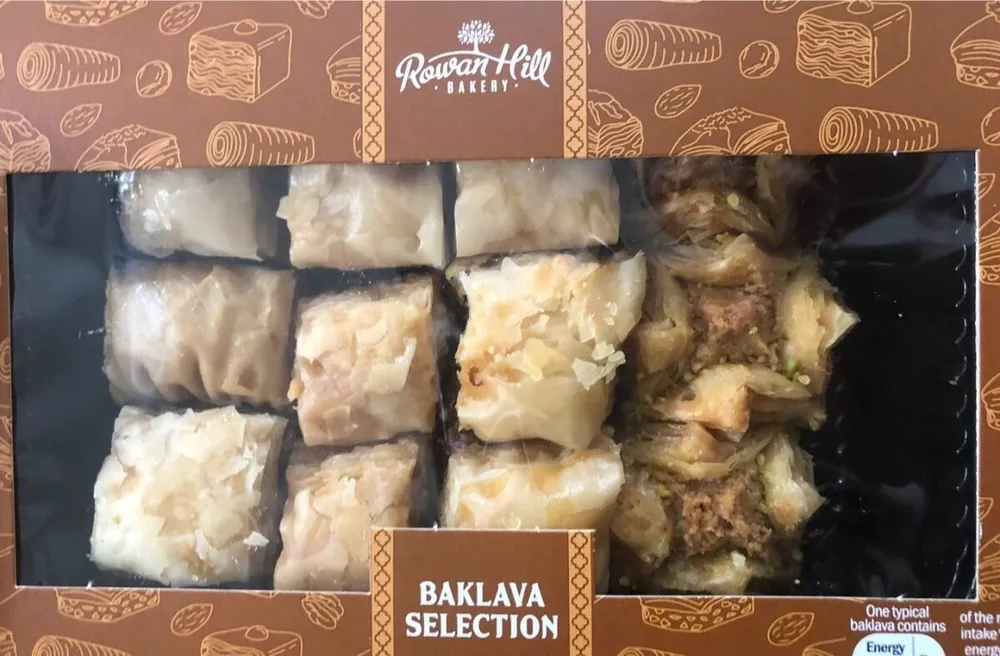 Baklava selection