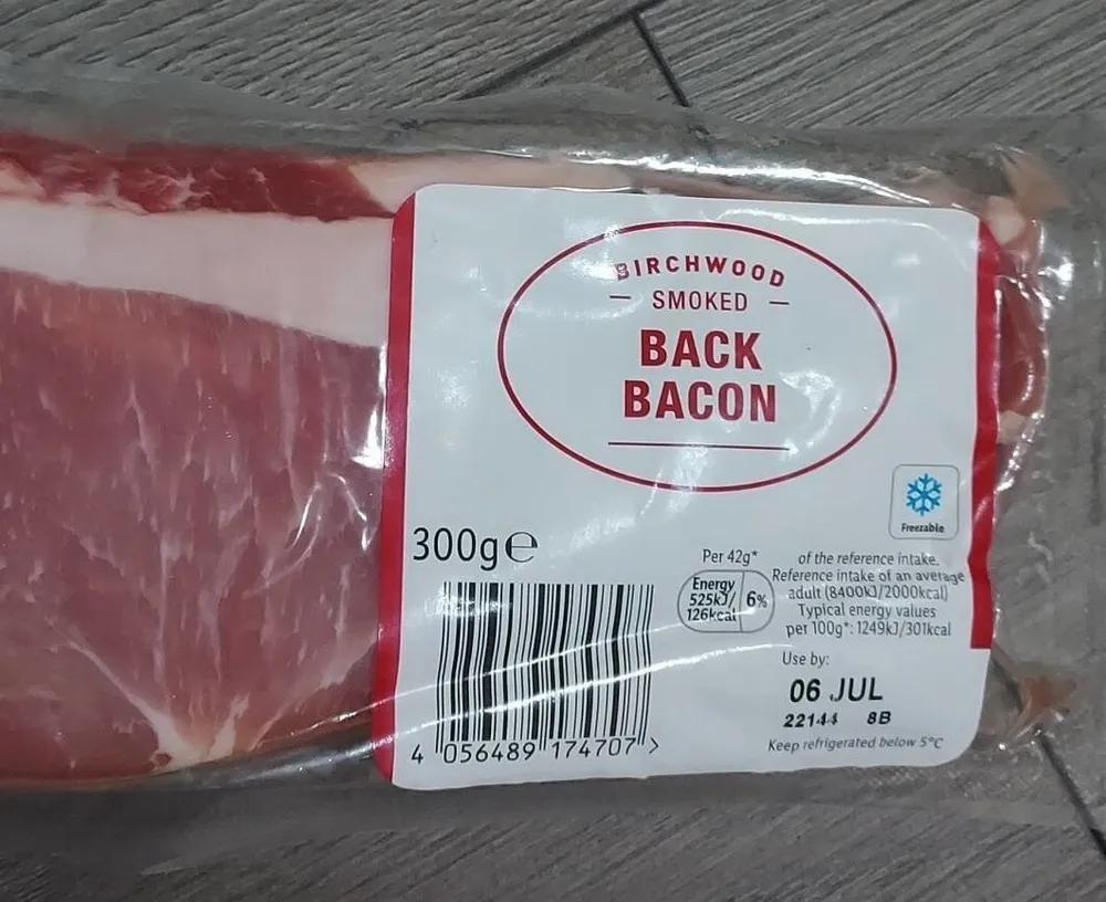 Smoked back bacon