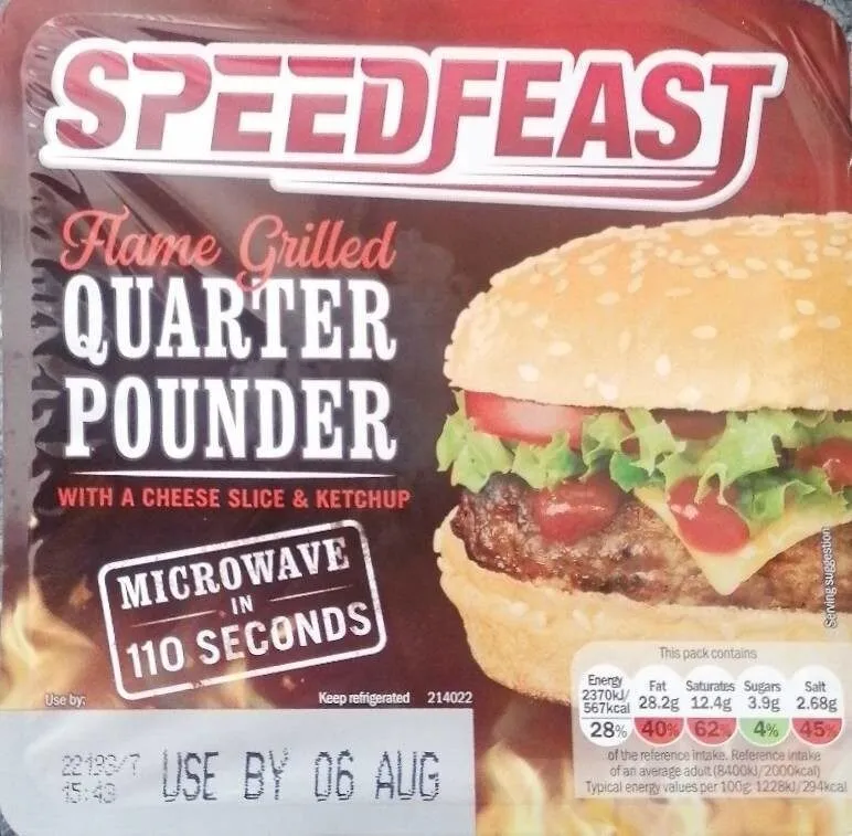 Flame Grilled Quarter Pounder