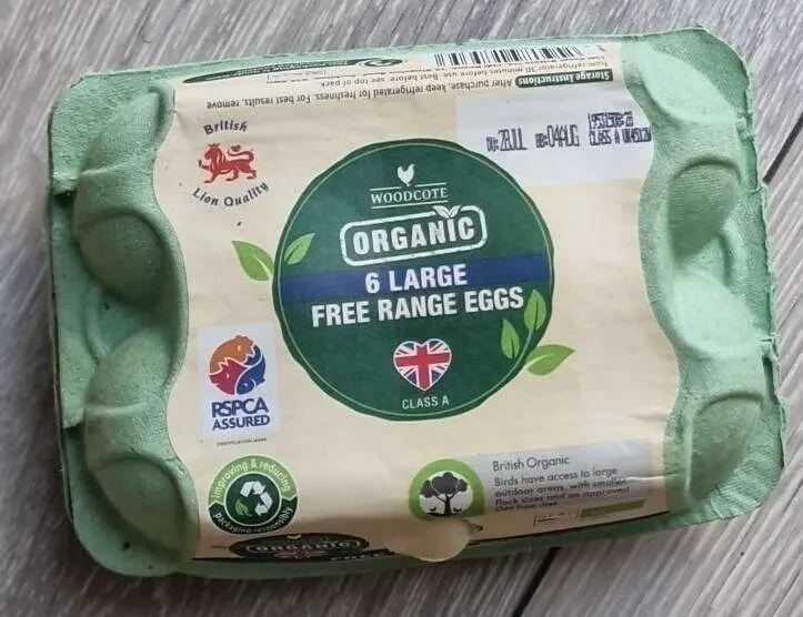 Organic Large Free Range Eggs