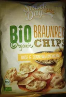 Bio Braunreis Chips Hirse & Sonnenblumenkerne