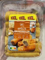 Grfüllte Pfannkuchen mit Sauerkraut und Pilzen