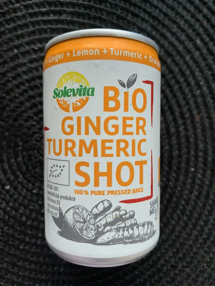 Organic Ginger Turmeric Shot