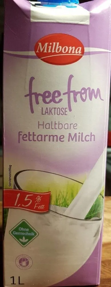 Haltbare fettarme Milch laktosefrei
