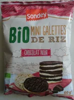 MINI GALETTES DE RIZ CHOCOLAT NOIR