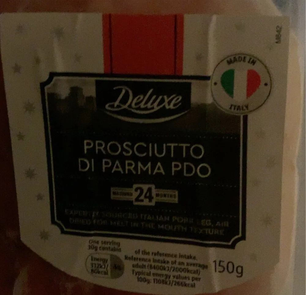 Prosciutto di parma pdo
