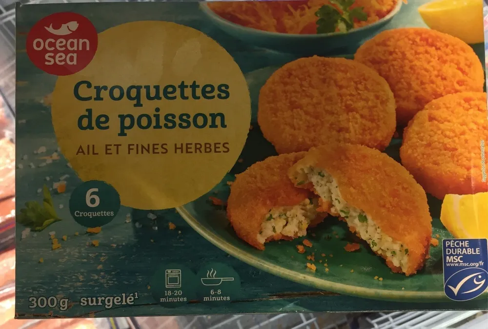 Croquettes de poisson ail et fines herbes
