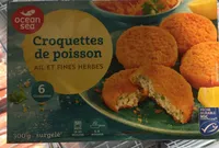 Croquettes de poisson ail et fines herbes