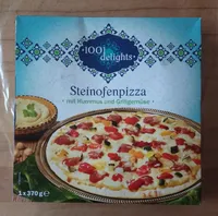 Pizza houmous vegi