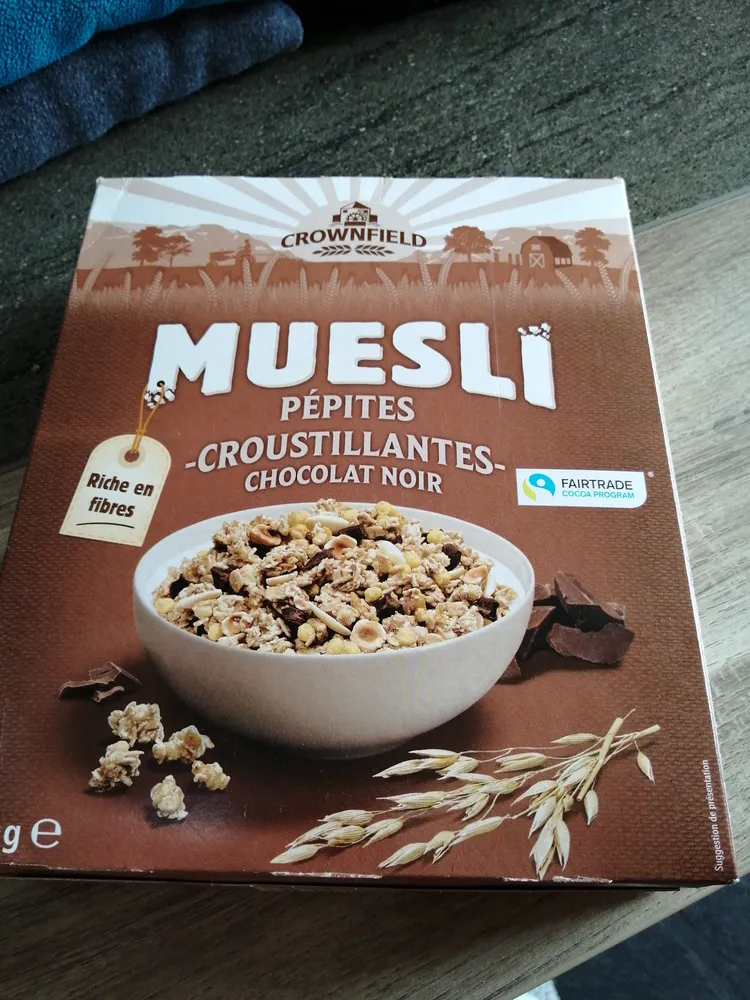 MUESLI PÉPITES CROUSTILLANTES CHOCOLAT NOIR