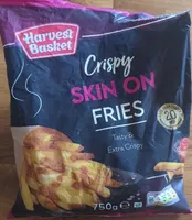 Skin on crispy fries