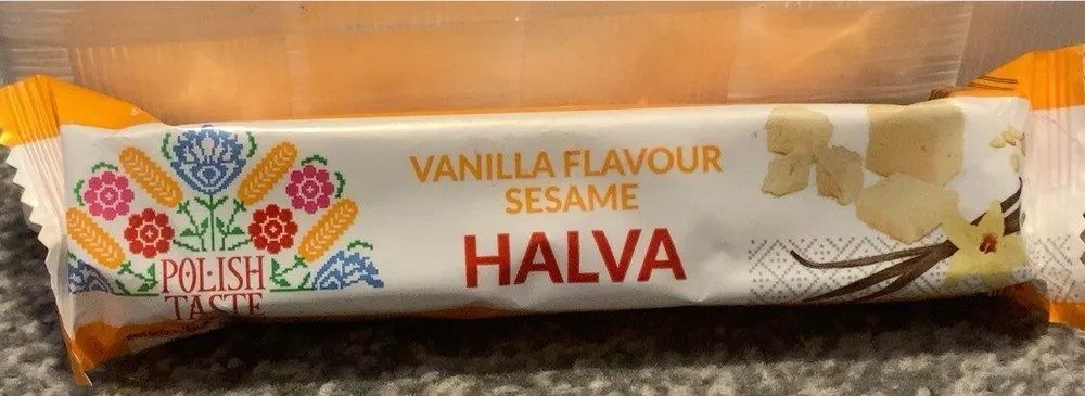 Vanilla flavour sesame halva