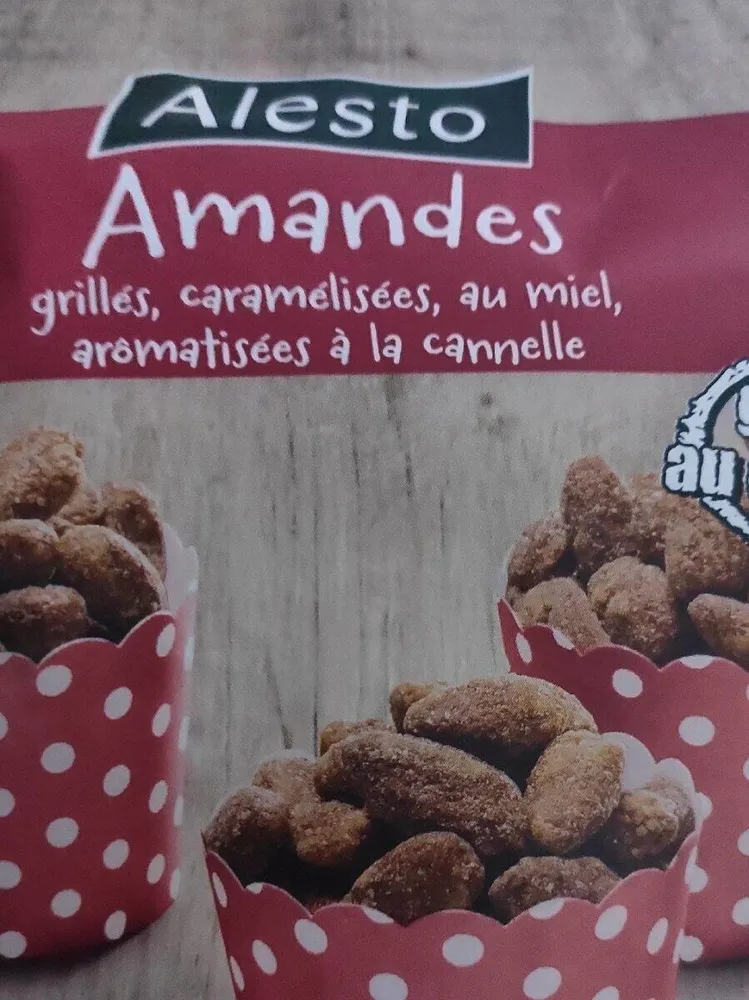 Caramelised almonds