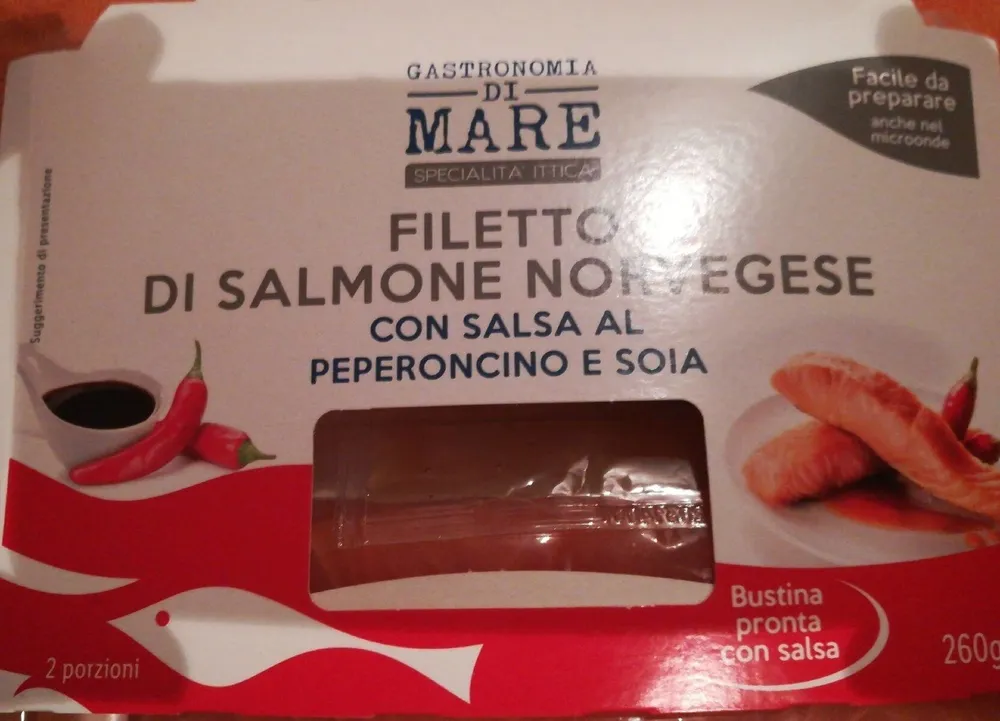 Filetto filetto di salmone norvegese