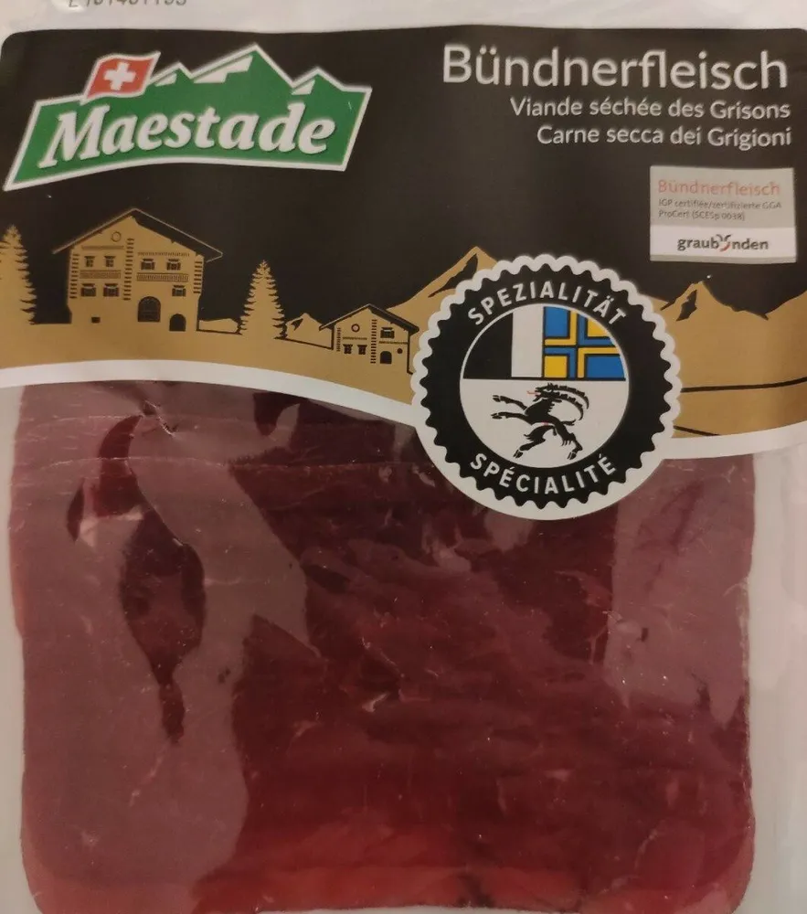 Viande séchée des Grisons